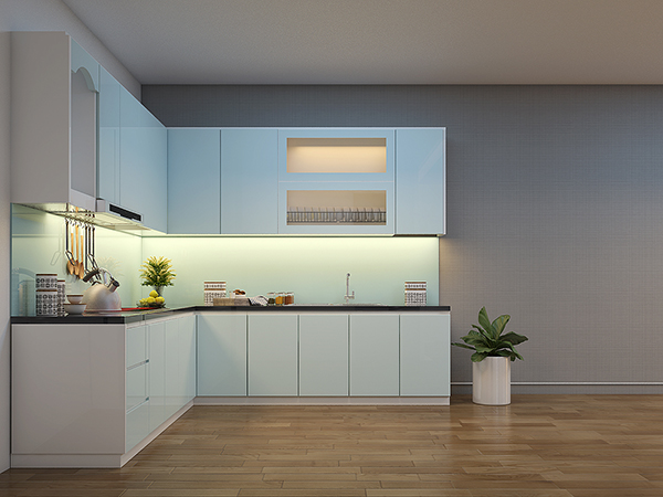 Gỗ acrylic có bề mặt sáng bóng như gương giúp tăng tính thẫm mỹ cho ngôi nhà của bạn